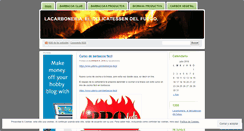 Desktop Screenshot of lacarboneria.wordpress.com
