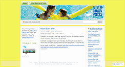 Desktop Screenshot of bluehavenpools.wordpress.com