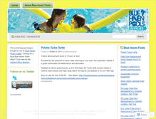 Tablet Screenshot of bluehavenpools.wordpress.com