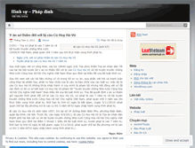 Tablet Screenshot of hinhsuphapdinh.wordpress.com