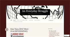 Desktop Screenshot of aneverydaystruggle.wordpress.com