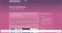 Desktop Screenshot of loverzcintalaura.wordpress.com