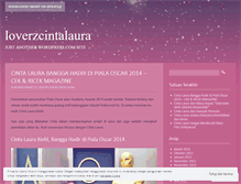 Tablet Screenshot of loverzcintalaura.wordpress.com