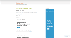 Desktop Screenshot of bandargate.wordpress.com