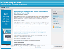 Tablet Screenshot of linuxhogyanok.wordpress.com