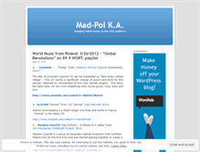 Tablet Screenshot of madpolka2010.wordpress.com