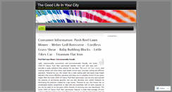 Desktop Screenshot of citygoodlife.wordpress.com