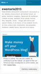 Mobile Screenshot of ewamaria2013texts.wordpress.com