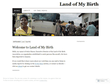 Tablet Screenshot of landofmybirth.wordpress.com