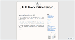 Desktop Screenshot of chbcc.wordpress.com