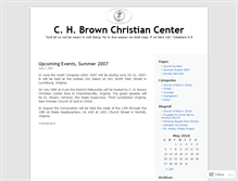 Tablet Screenshot of chbcc.wordpress.com