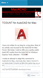 Mobile Screenshot of macacad.wordpress.com