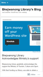 Mobile Screenshot of bkejwanonglibrary.wordpress.com