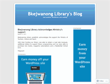 Tablet Screenshot of bkejwanonglibrary.wordpress.com