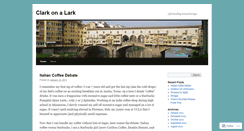 Desktop Screenshot of clarkonalark.wordpress.com