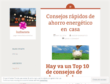 Tablet Screenshot of luzbarata.wordpress.com