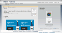 Desktop Screenshot of mitteninsherz.wordpress.com