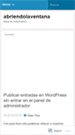 Mobile Screenshot of abriendolaventana.wordpress.com