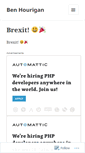 Mobile Screenshot of benhourigan.wordpress.com