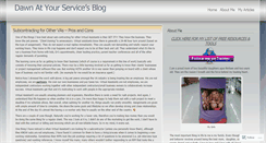 Desktop Screenshot of dawnaturservice.wordpress.com