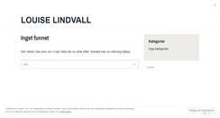 Desktop Screenshot of louiselindvall.wordpress.com
