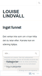 Mobile Screenshot of louiselindvall.wordpress.com
