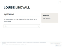 Tablet Screenshot of louiselindvall.wordpress.com