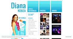 Desktop Screenshot of dianakobza.wordpress.com