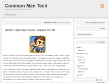 Tablet Screenshot of commonmantech.wordpress.com