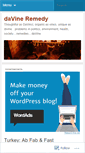 Mobile Screenshot of davineremedy.wordpress.com