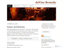 Tablet Screenshot of davineremedy.wordpress.com