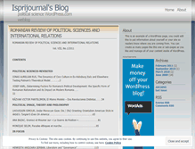 Tablet Screenshot of isprijournal.wordpress.com