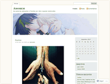 Tablet Screenshot of amorem.wordpress.com