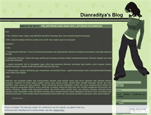 Tablet Screenshot of dianraditya.wordpress.com