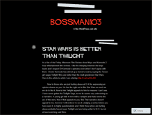 Tablet Screenshot of bossman103.wordpress.com