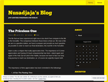 Tablet Screenshot of nusadjaja.wordpress.com