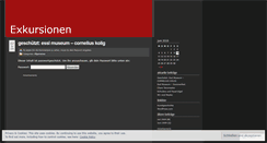 Desktop Screenshot of exkursionen.wordpress.com