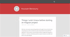 Desktop Screenshot of benzourry.wordpress.com