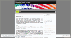 Desktop Screenshot of knowingkl.wordpress.com