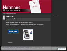 Tablet Screenshot of normansblog.wordpress.com