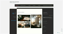 Desktop Screenshot of anarajcovich.wordpress.com