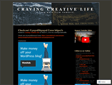 Tablet Screenshot of cravingcreativelife.wordpress.com