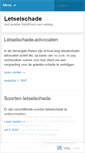 Mobile Screenshot of letselschade.wordpress.com