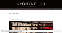 Desktop Screenshot of nyonyabuku.wordpress.com