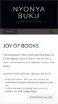 Mobile Screenshot of nyonyabuku.wordpress.com