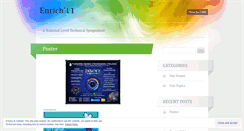 Desktop Screenshot of enrich11.wordpress.com