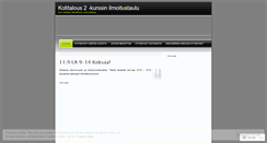 Desktop Screenshot of kotitalous2.wordpress.com