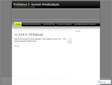 Tablet Screenshot of kotitalous2.wordpress.com
