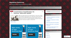 Desktop Screenshot of demrep.wordpress.com