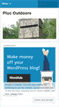 Mobile Screenshot of plucoutdoors.wordpress.com